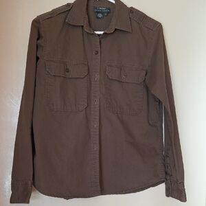 Lauren Green Button-Up Shirt